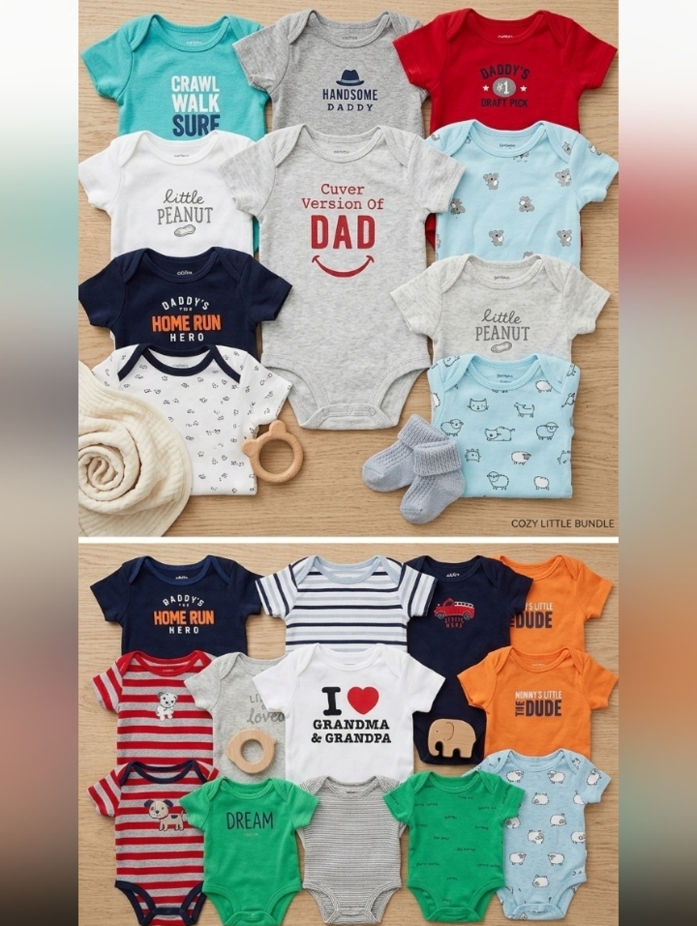 Baby Boy Onesie (Bundle Of 23)Sz 0-3m